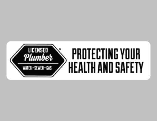 LICENSED HVAC BUMPER STICKER