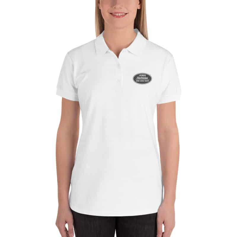 Licensed Electrician Embroidered Women's Polo Shirt