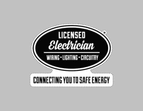 LICENSED ELECTRICIAN BUMPER STICKER