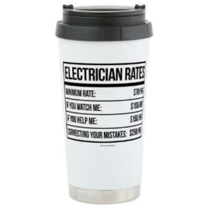 Electrician Stainless steel travel mug