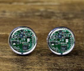 Circuit board cuff links