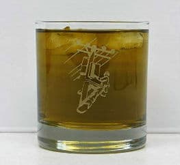 Lineman whisky glass
