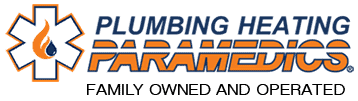 PLUMBING HEATING PARAMEDICS logo